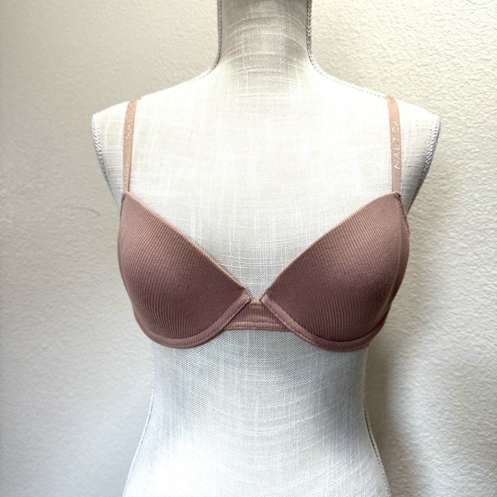 Nautica Dark Beige Bra - Size 34C